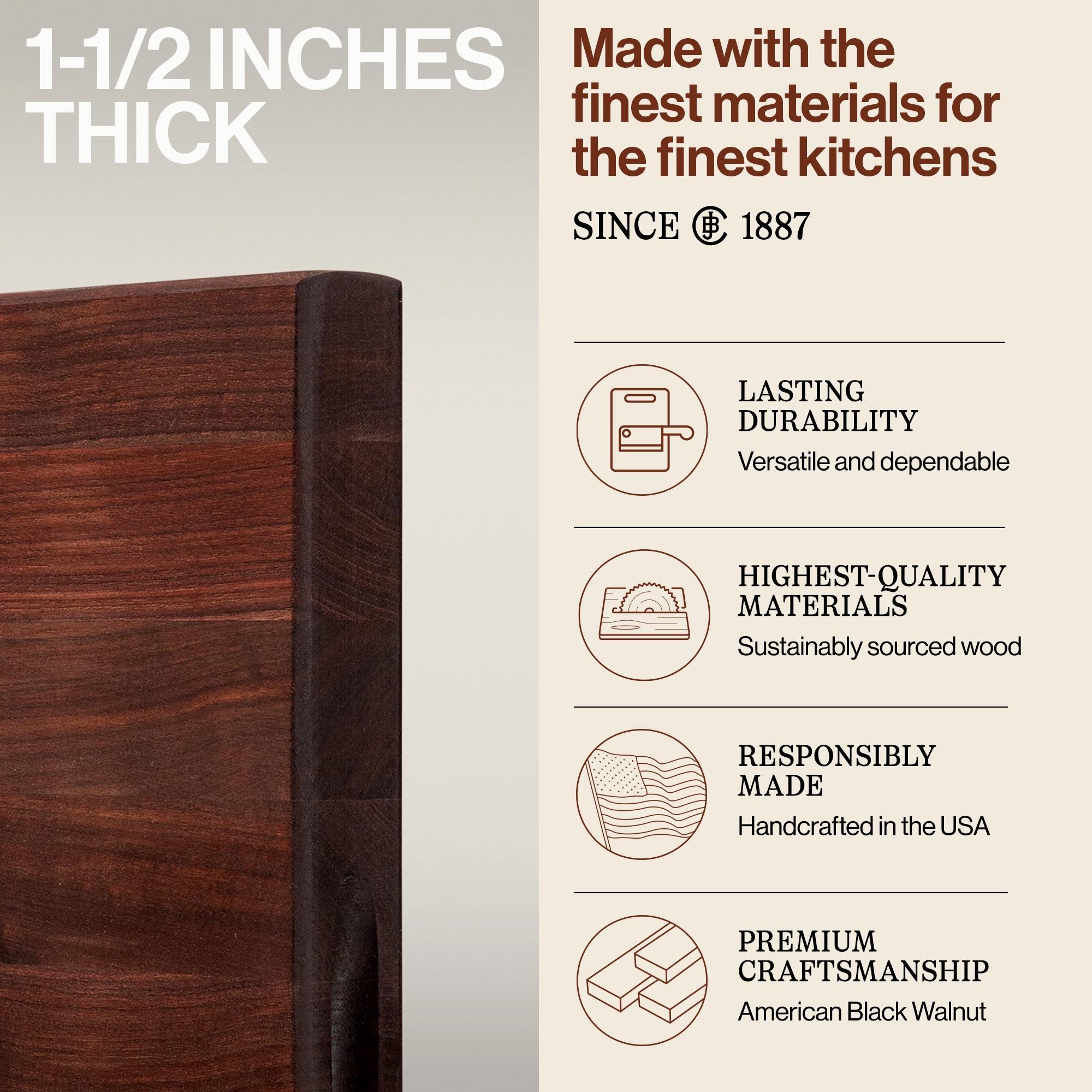 John Boos 24"x18" Reversible Walnut Cutting Board