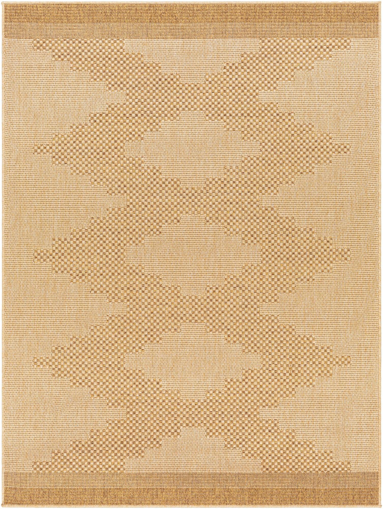 Pismo Beach Geometric Diamond 7'10" Square Synthetic Rug