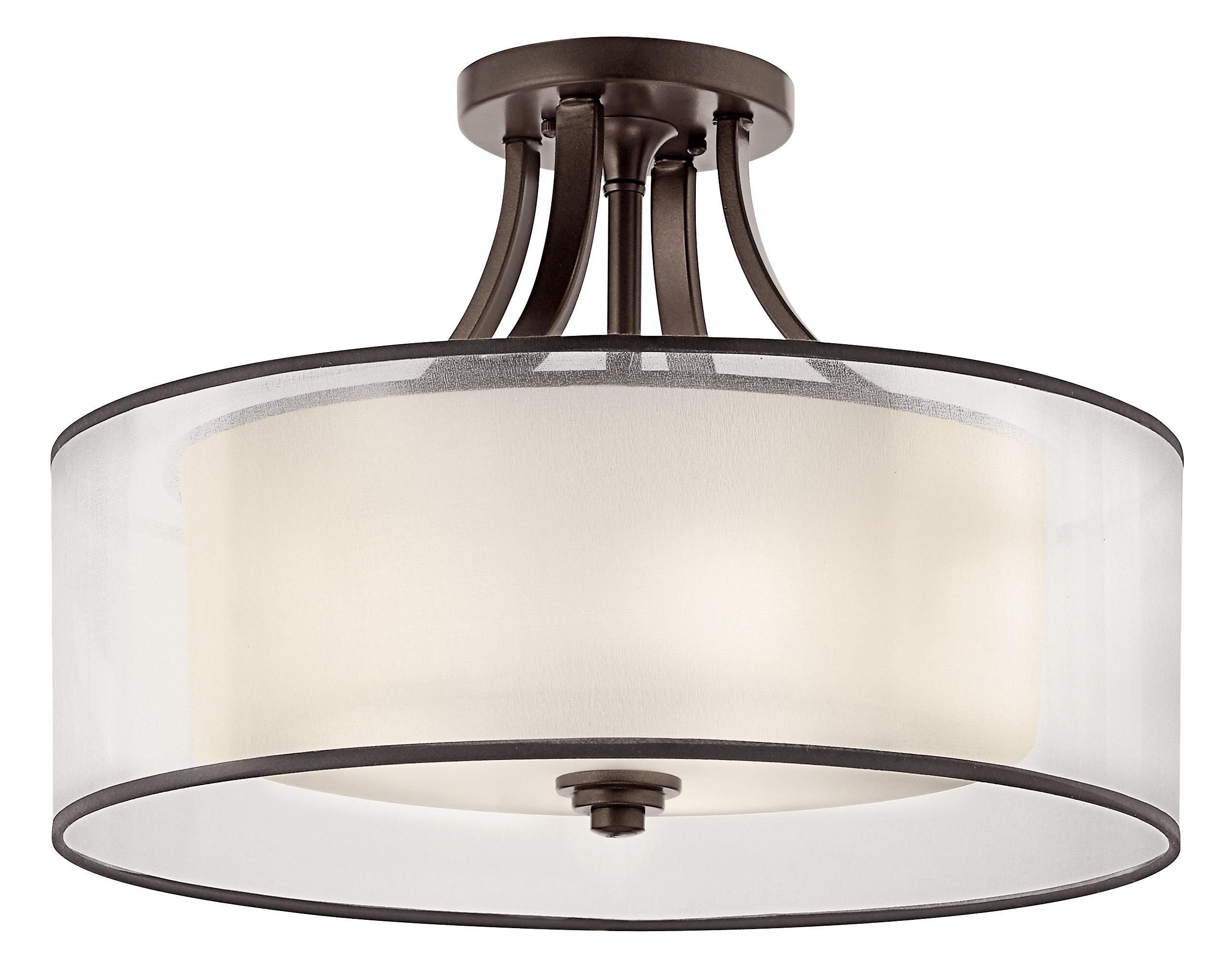 Kichler Lighting Lacey 4 - Light Semi-Flush Mount in  Mission Bronze