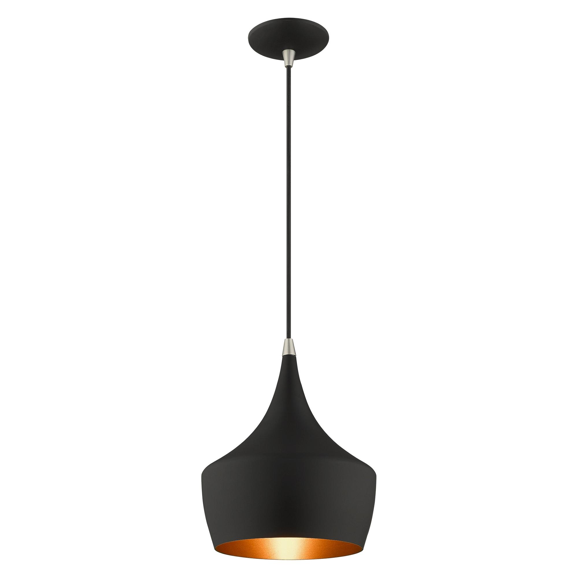 Schultz Single Light Metal Dimmable Pendant