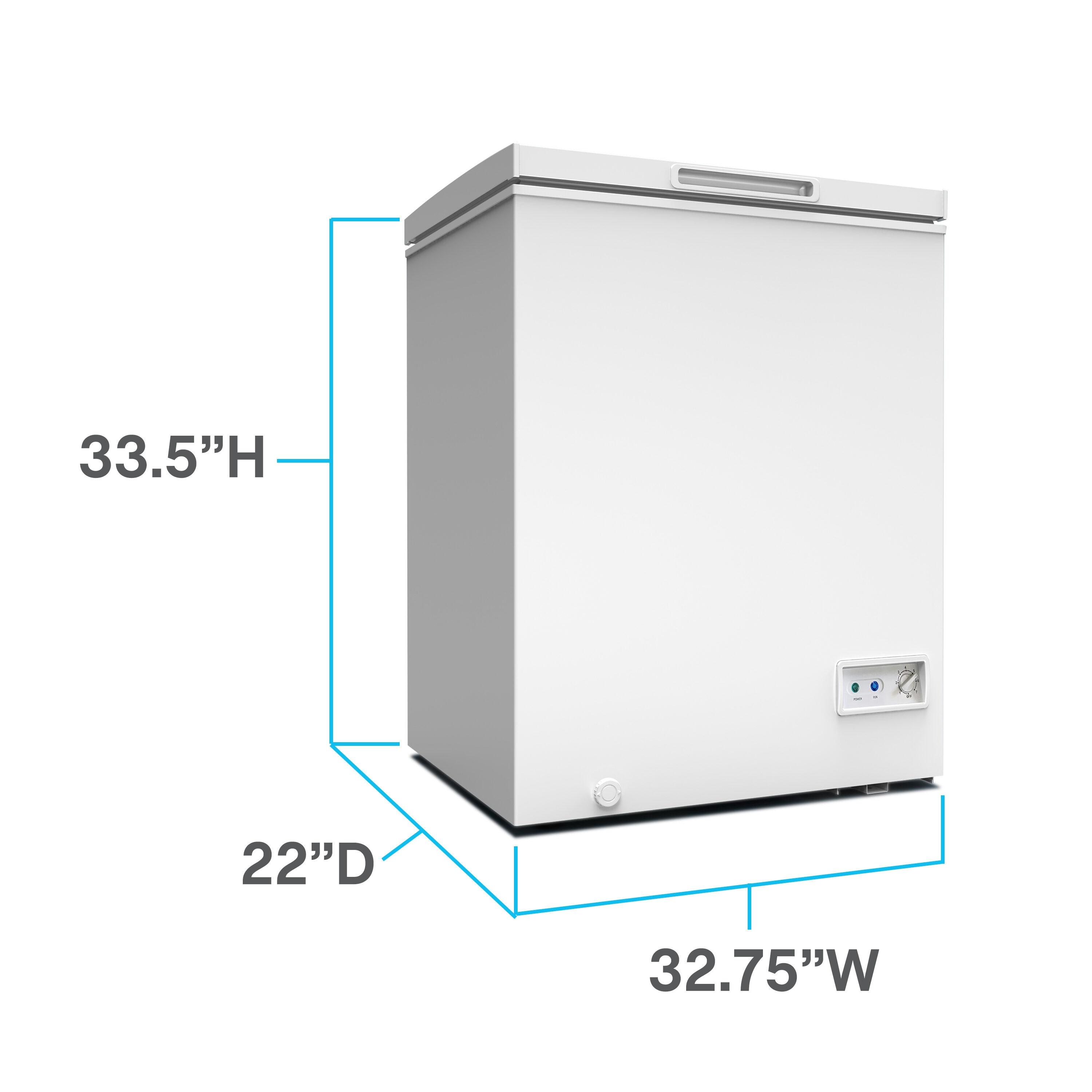 Avanti CF7F0W 7 Cu. Ft. White Garage Ready Chest Freezer​