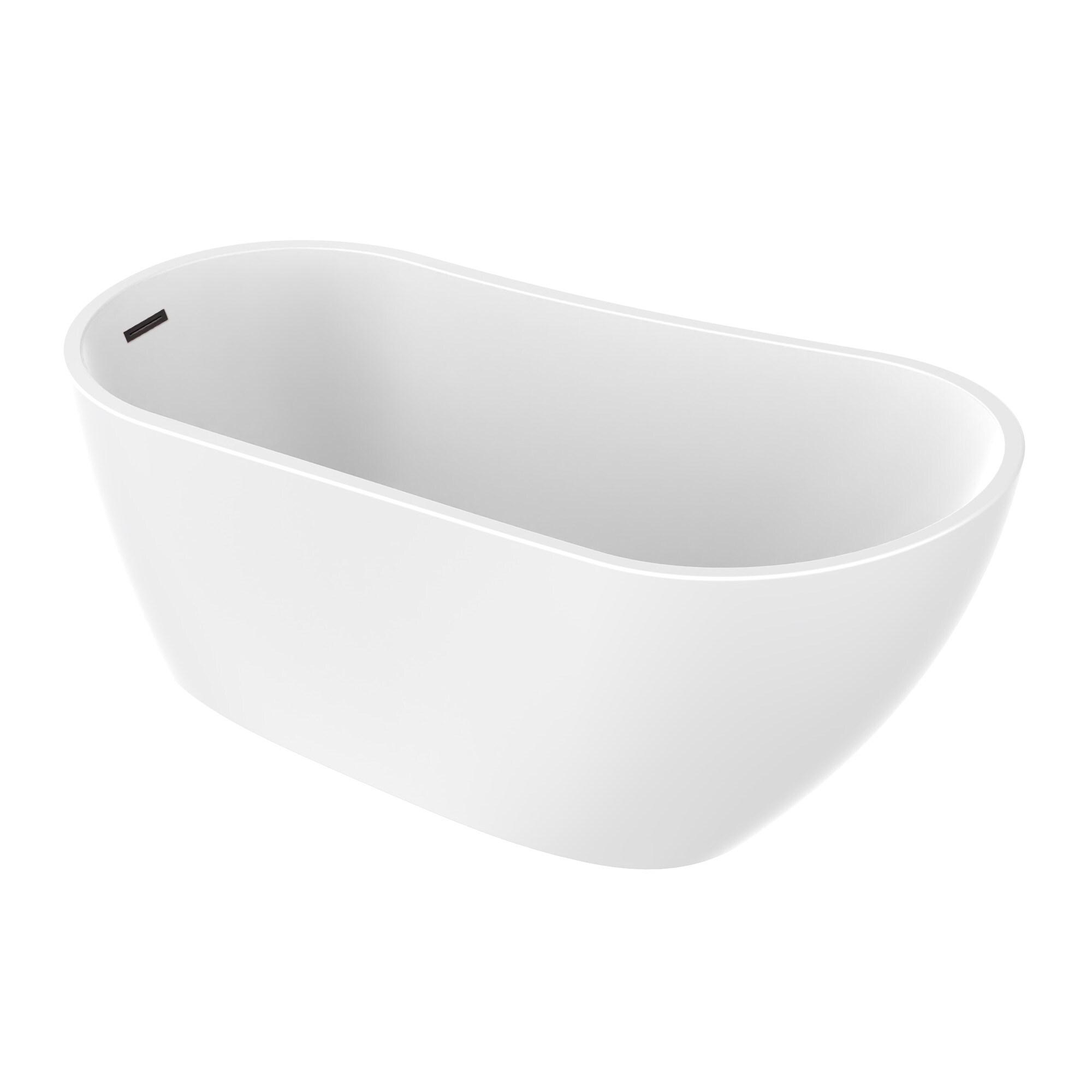 Cora 67" x 32" Freestanding Acrylic Bathtub
