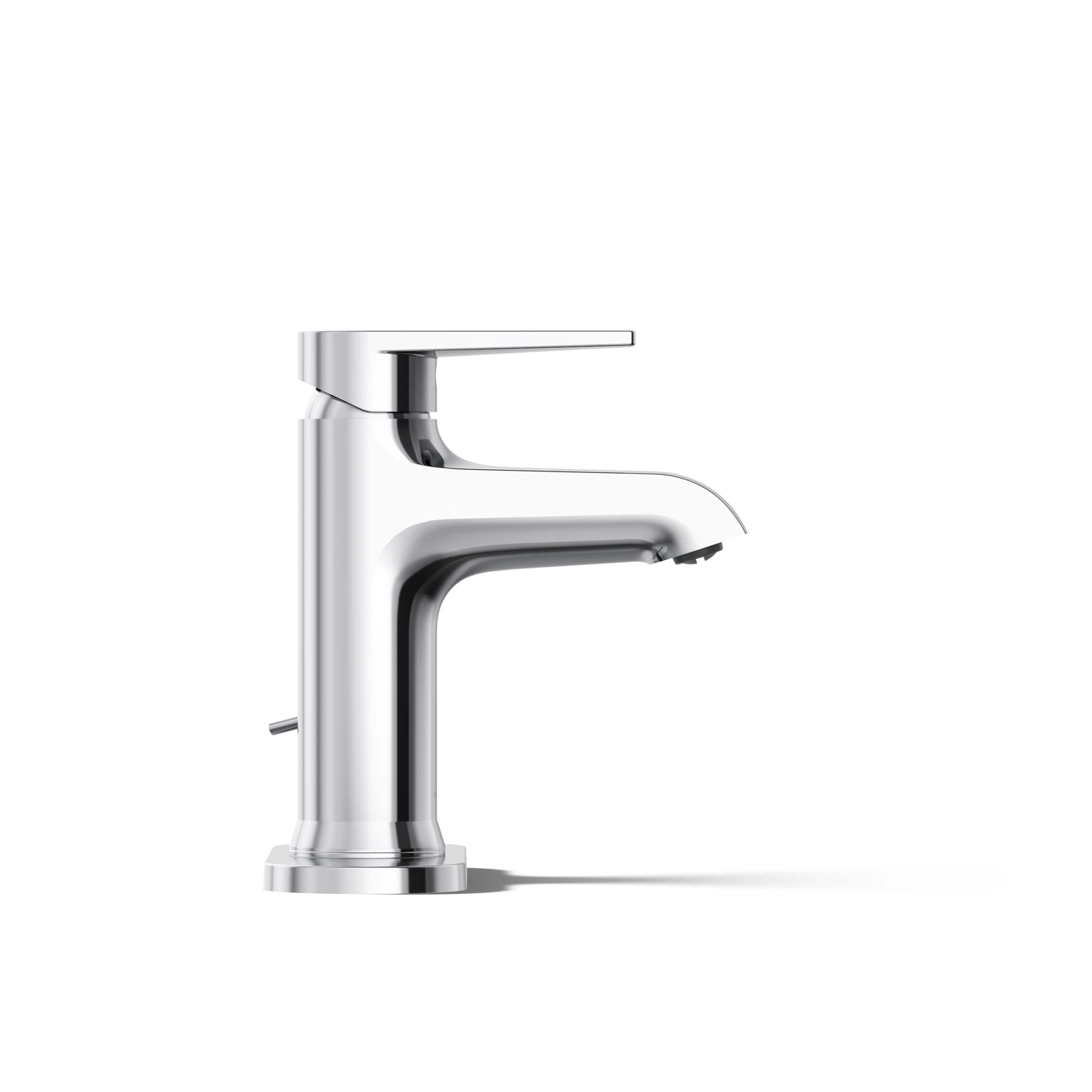 Hint Single-Handle Bathroom Sink Faucet with Escutcheon and Pop-Up Drain, 1.2 GPM