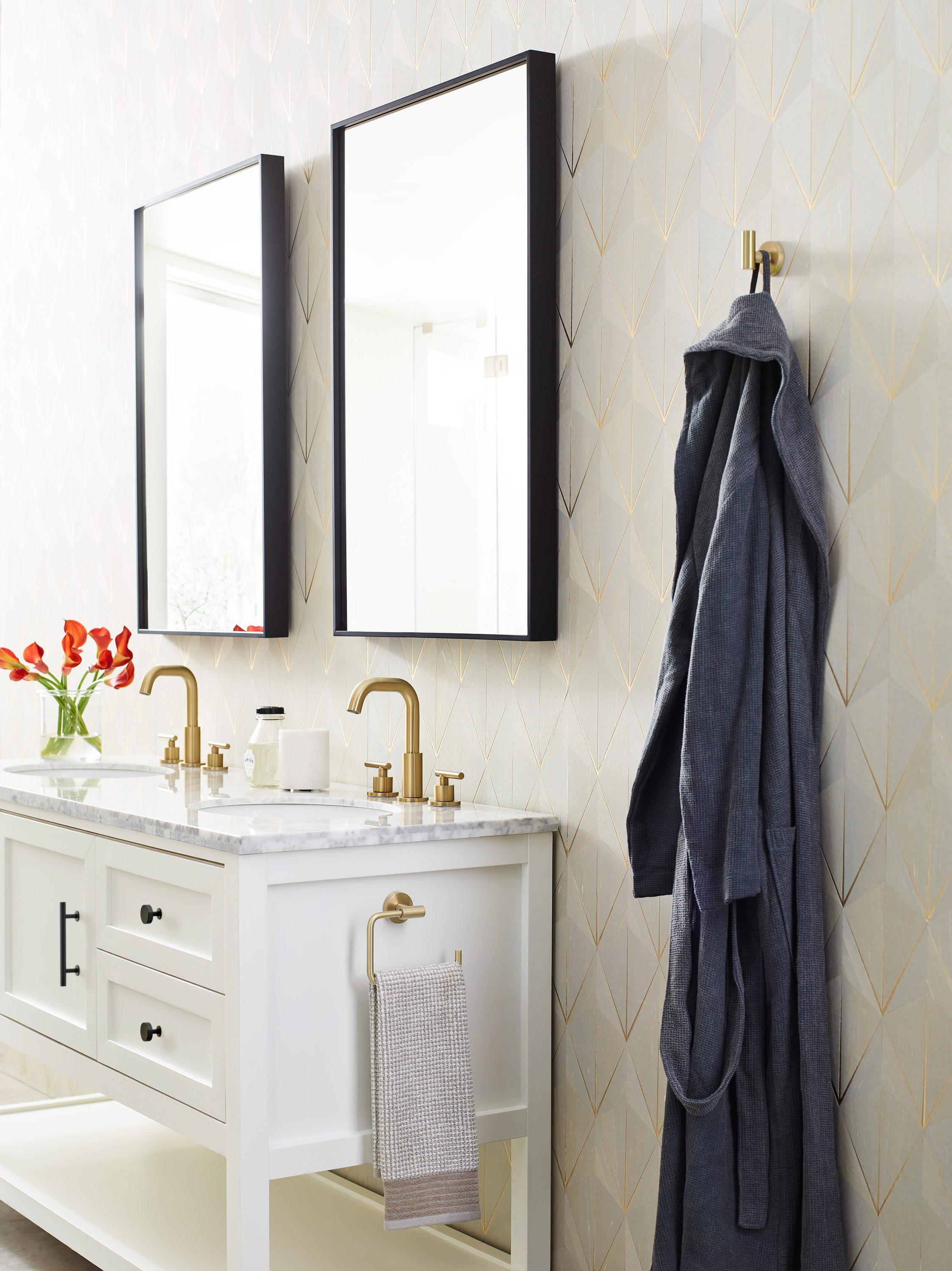 Amerock Arrondi Golden Champagne Single Prong Robe Hook