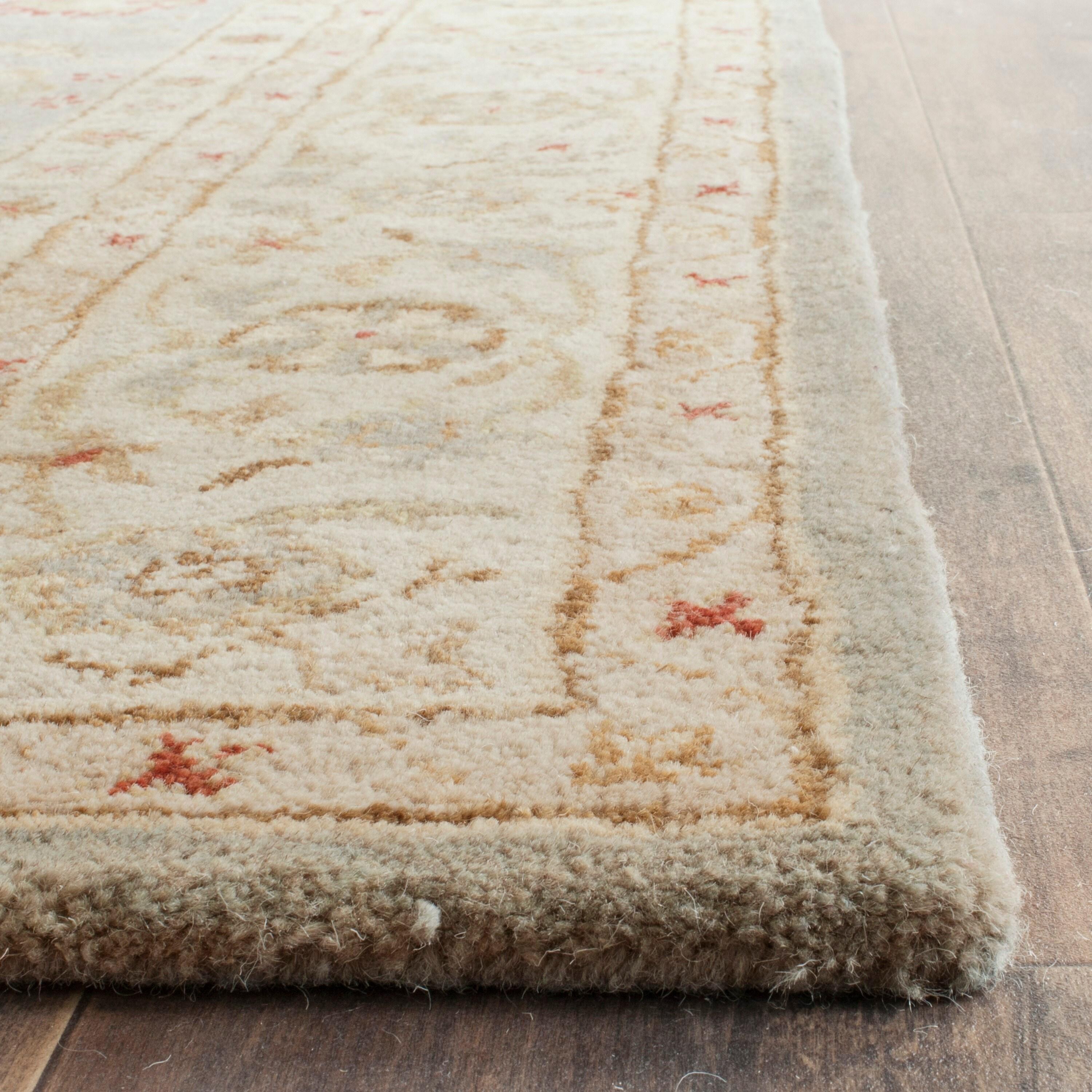 Antiquity AT822 Hand Tufted Accent Rug - Grey Blue/Beige - 2'3"x4' - Safavieh.