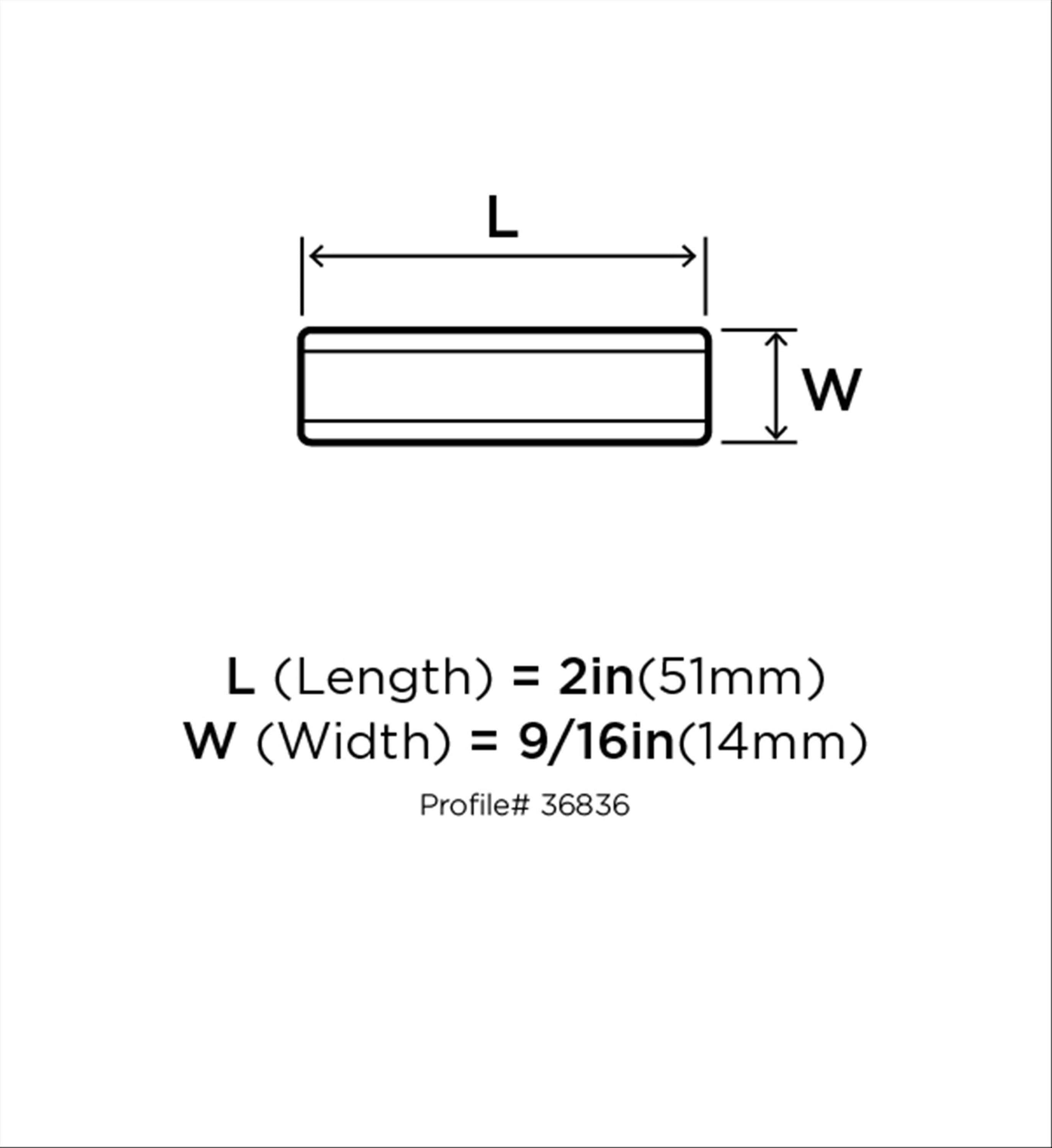 Status 2" Length Bar Knob