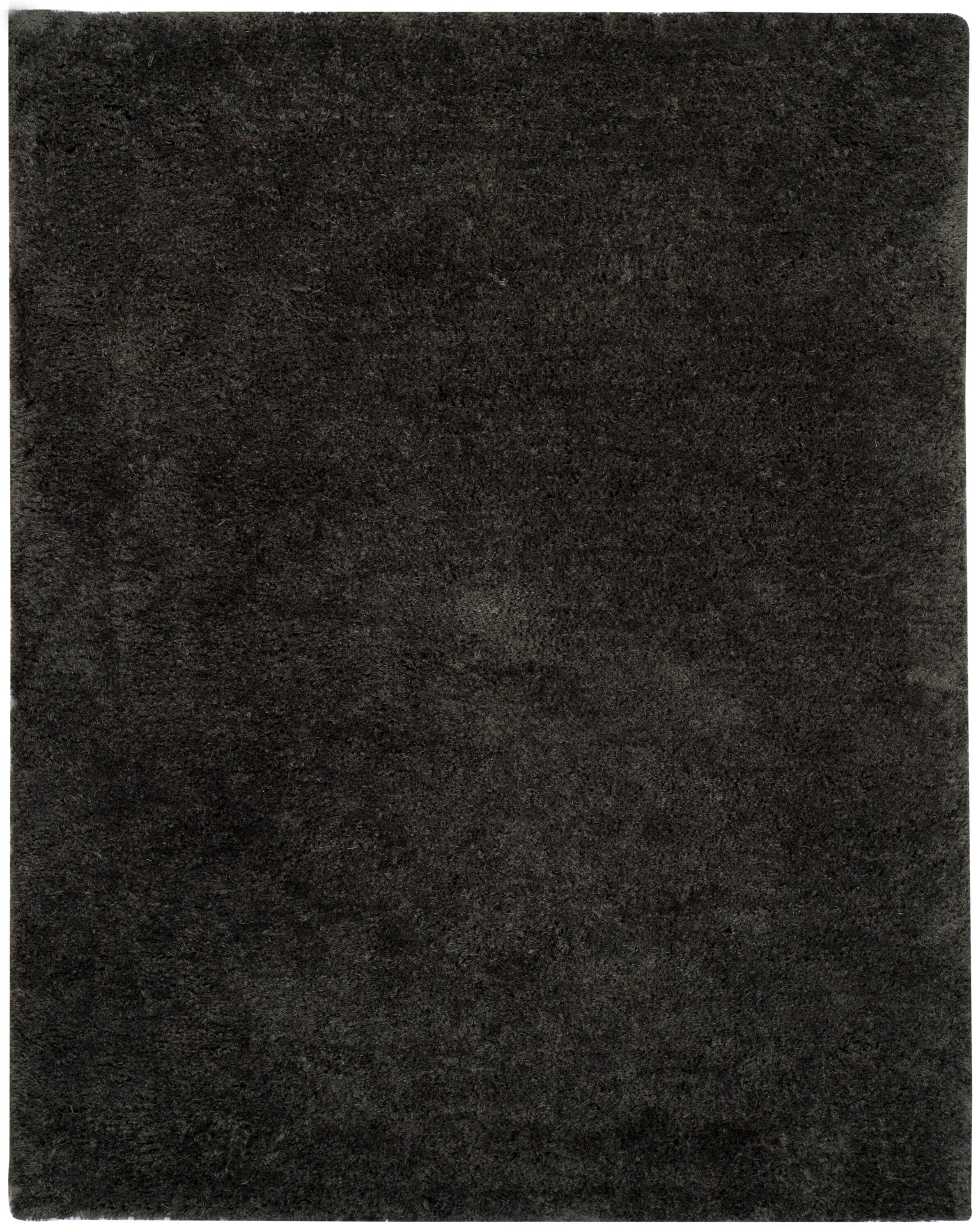 Supreme Shag SGS621 Hand Tufted Indoor Area Rug - Dark Grey - 8'x10' - Safavieh