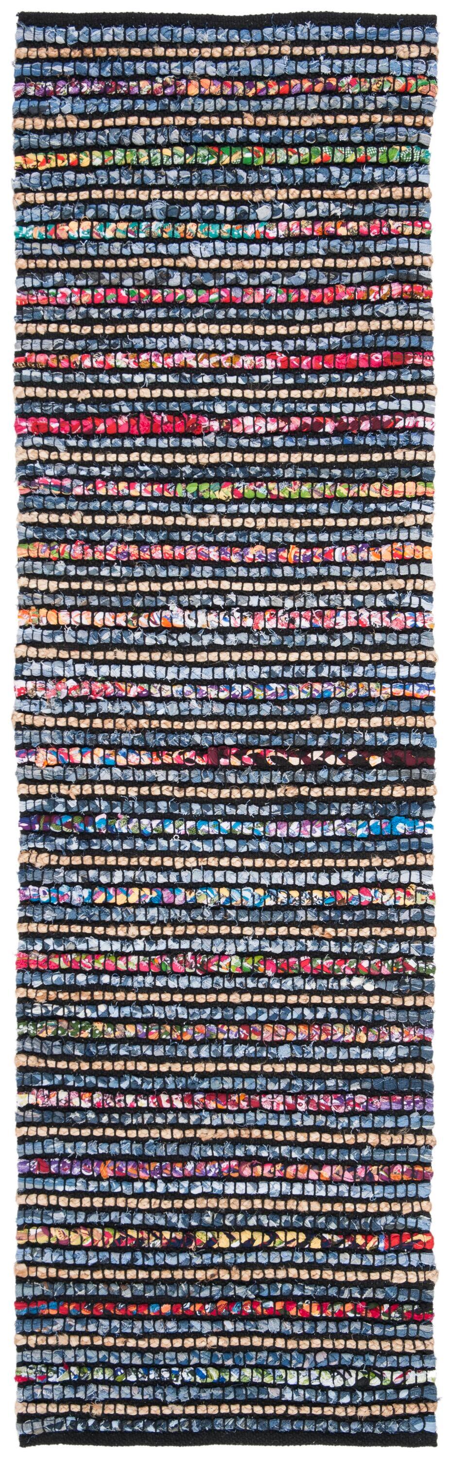 Cape Cod CAP364 Hand Woven Runner Rug - Multi/Natural - 2'3"x8' - Safavieh.
