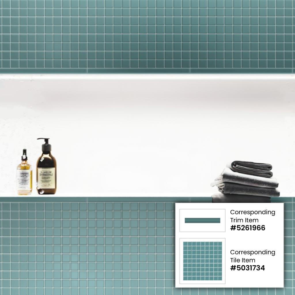 Apollo Tile 11.8" X 11.8" Matte Finished Glass Mosaic Tile