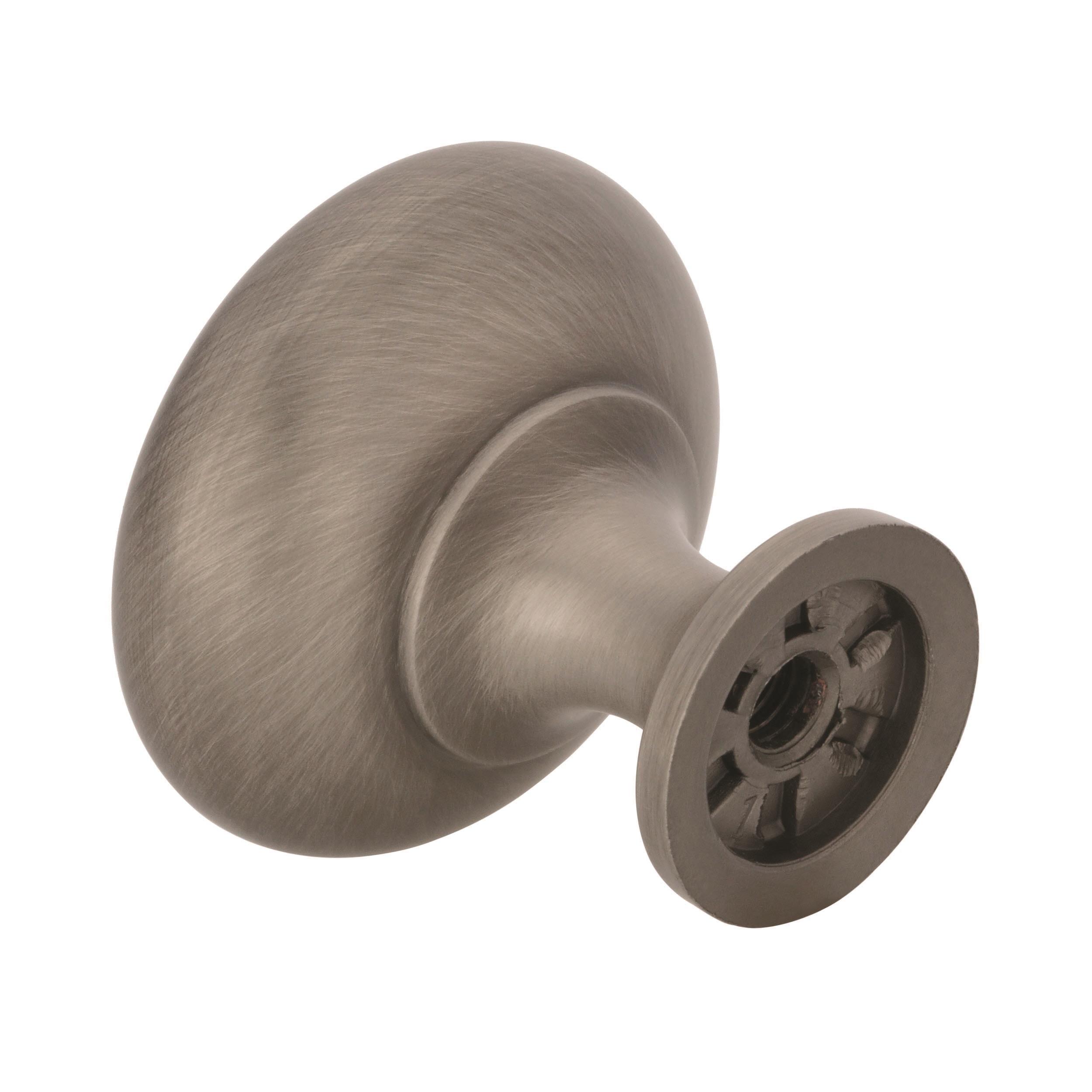 Amerock Edona 1-1/4 inch (32mm) Diameter Antique Silver Cabinet Knob
