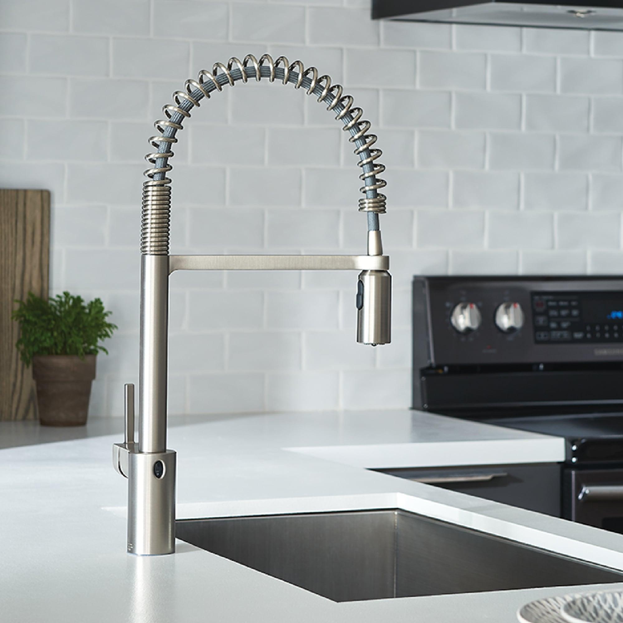 Moen Align MotionSense Wave Single Handle Spring Pulldown Kitchen Faucet with Power Clean Technology