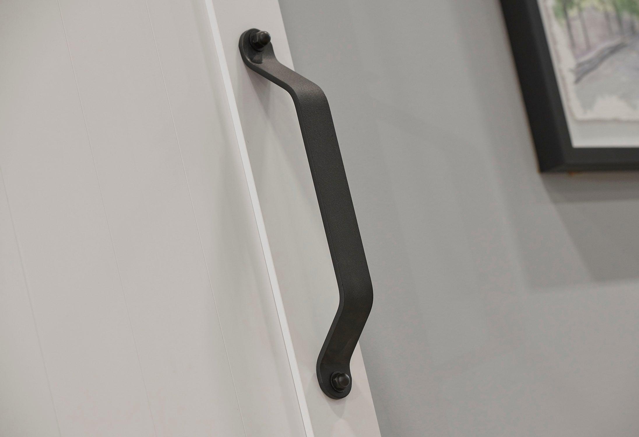 LTL Home Products Millbrooke 84'' Hollow Paneled with Installation Hardware Kit Barn Door