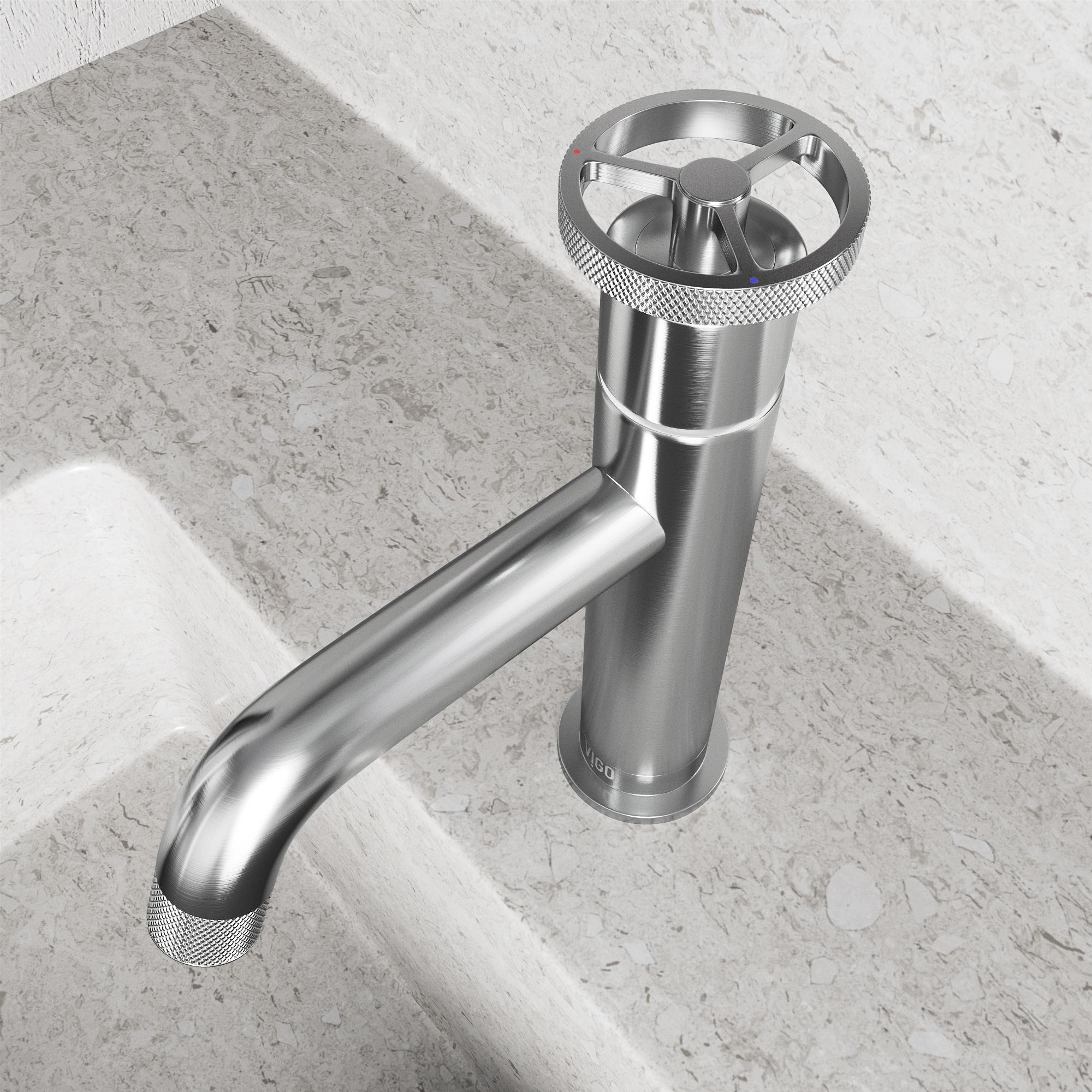 Cass 8" H Single Handle Single Hole Bathroom Faucet