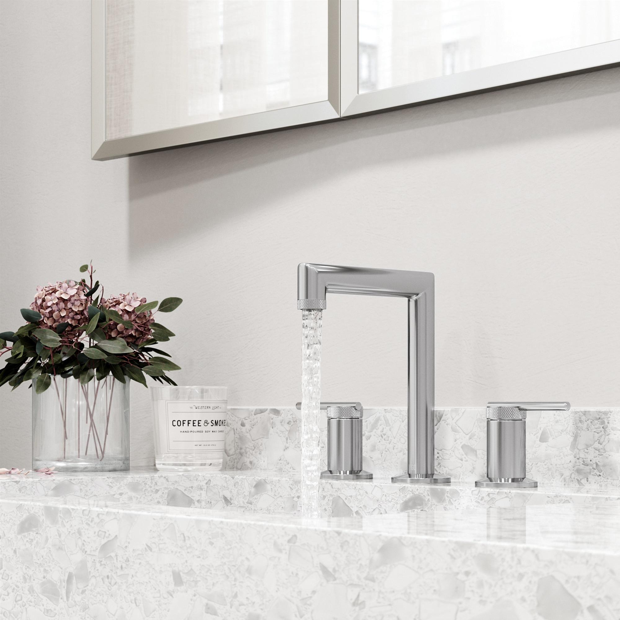 Sterling 7" H Two Handle Widespread Bathroom Faucet