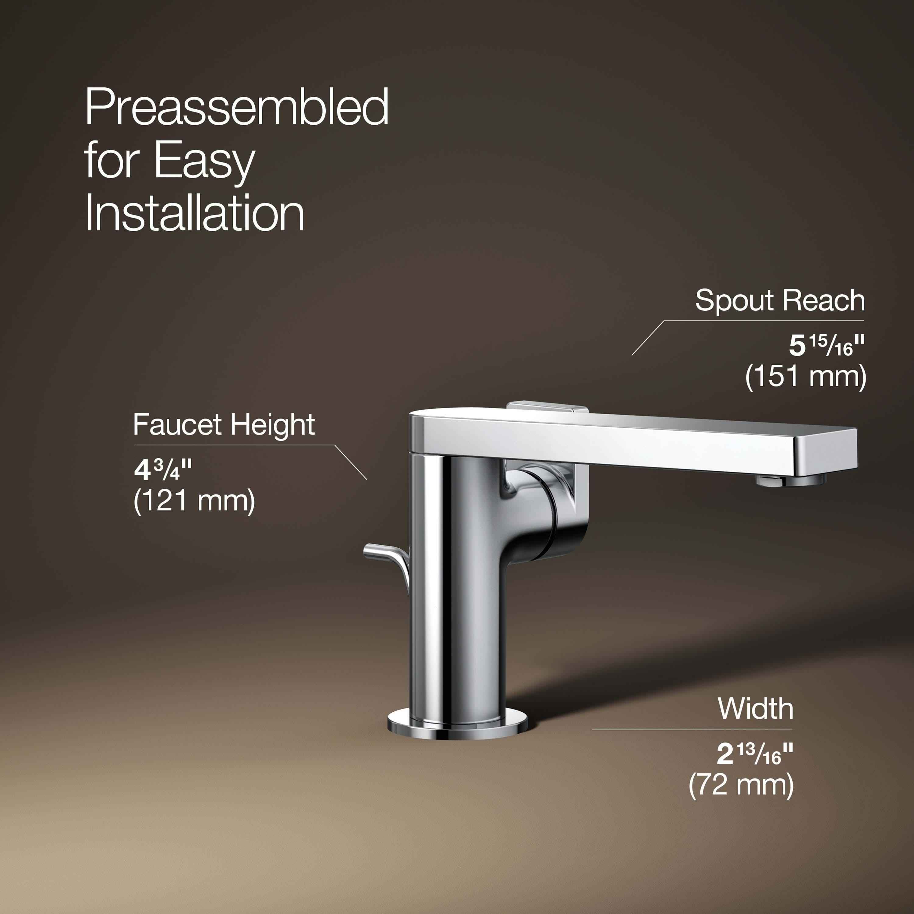 Composed® Single-Handle Bathroom Faucet with Drain Assembly