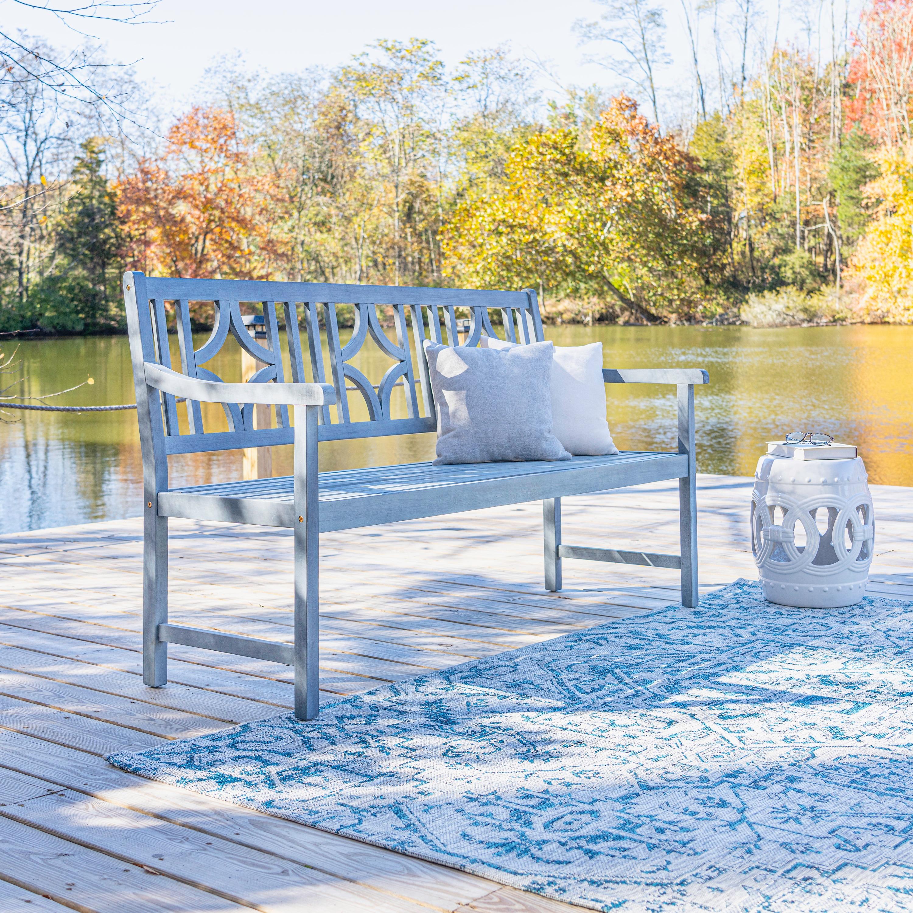 Red Barrel Studio® Babson Acacia Outdoor Bench