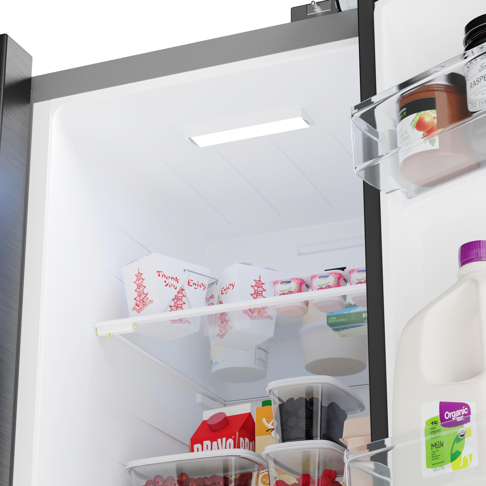 Kenmore 20 Cu. ft. 36-inch Depth Side-by-Side ENERGY STAR® Refrigerator/Freezer, Stainless Steel