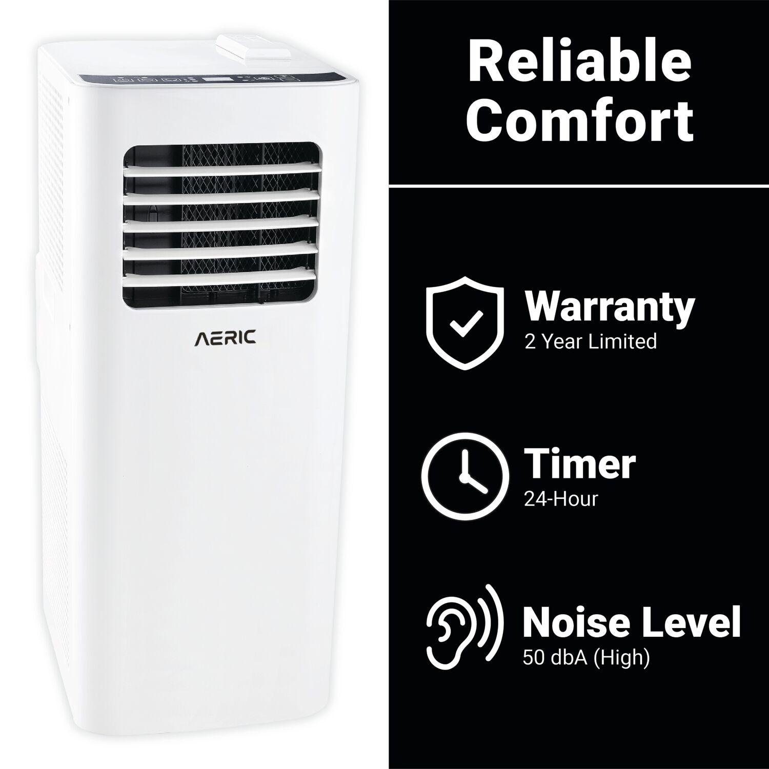 Aeric 5,500 BTU SACC (9,000 BTU ASHRAE) Portable Air Conditioner with Dehumidifier,400 Sq. Ft.