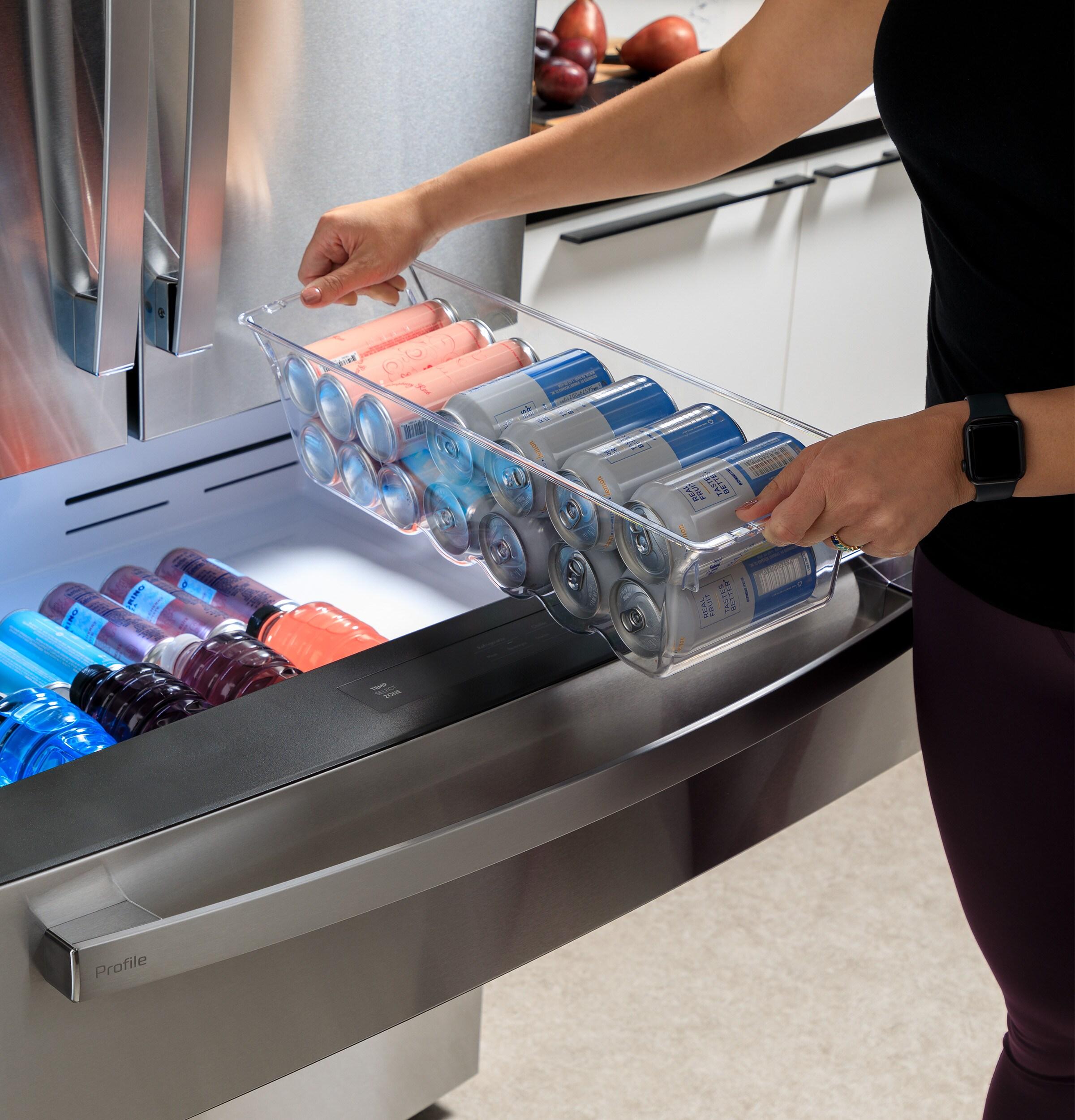 GE Profile™ Series Energy Star Smart 29 Cu. Ft. Fingerprint Resistant 4-Door French-Door Refrigerator