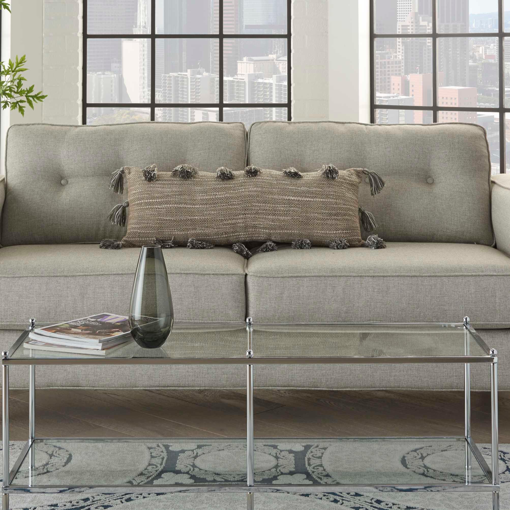 Life Styles Woven with Tassels Throw Pillow - Mina Victory
