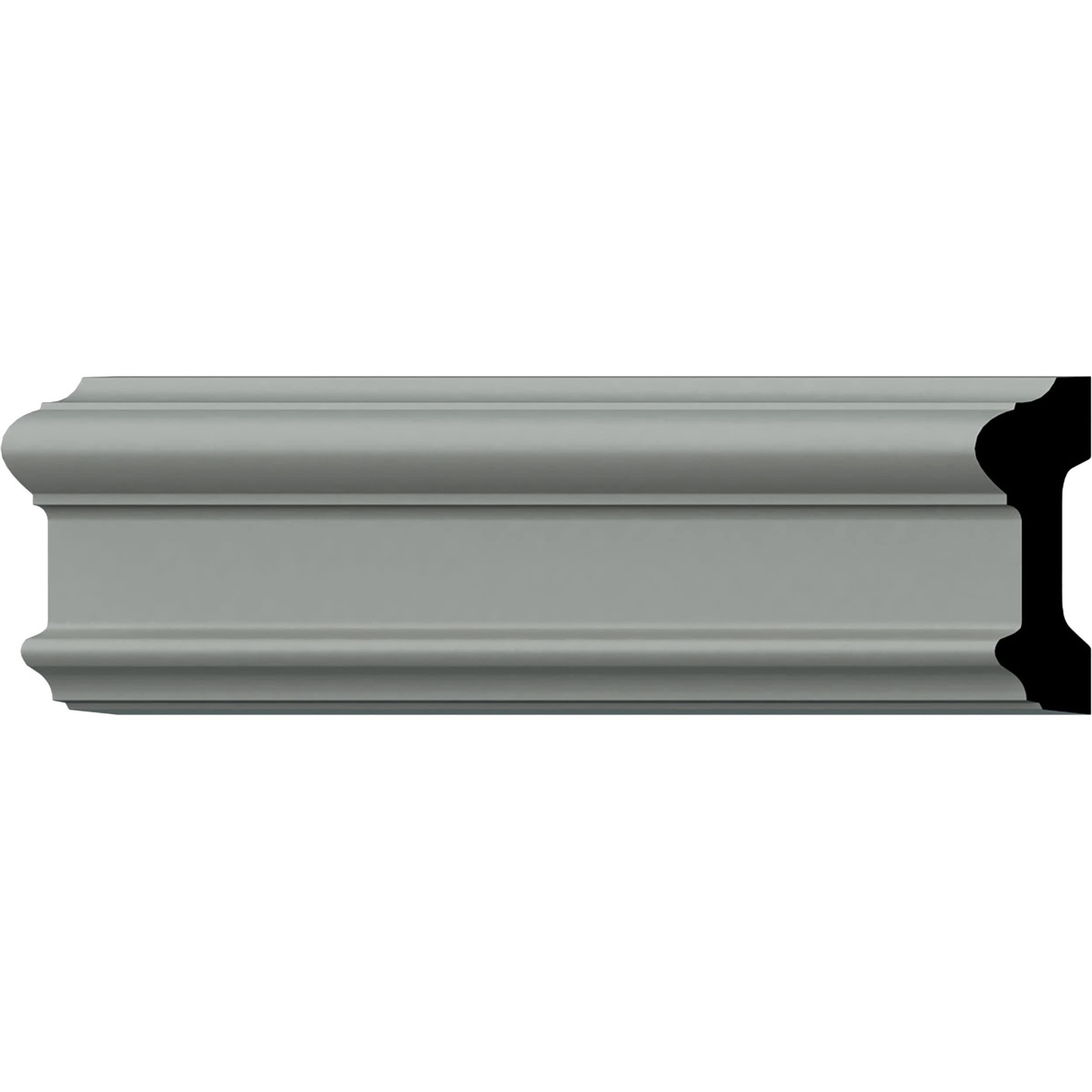 3 5/8"H x 1 1/4"P x 94 1/2"L Bedford Chair Rail (Set of 2)
