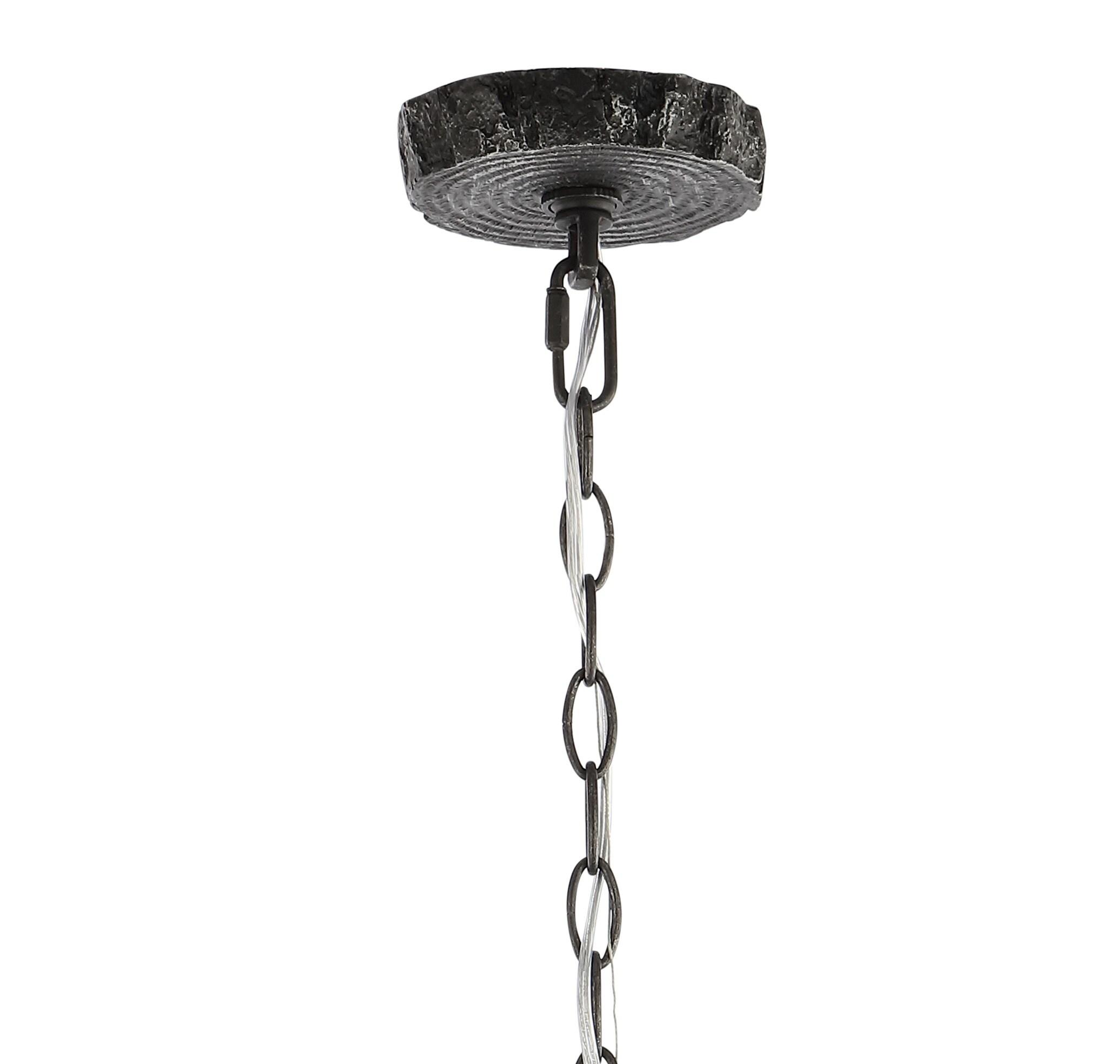 JONATHAN Y JYL6300C Eldora 30" 5-Light Rustic Farmhouse Iron LED Chandelier, Bohemian, Contemporary, Modern, Transitional for living room, dinning room, bedroom, office Bulb Included, Black
