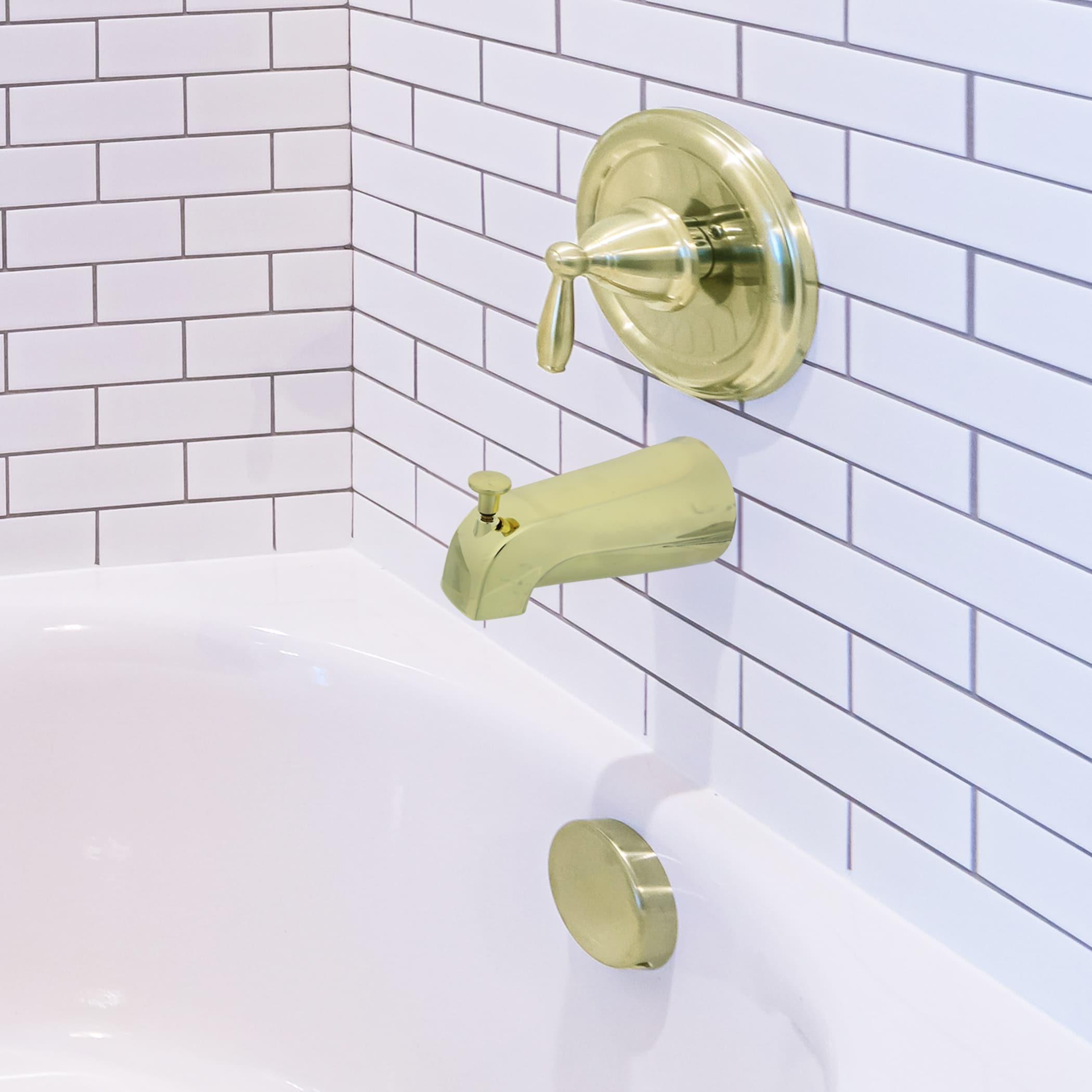 Danco 70-89265 Universal Tub Spout with Diverter, Polished Brass