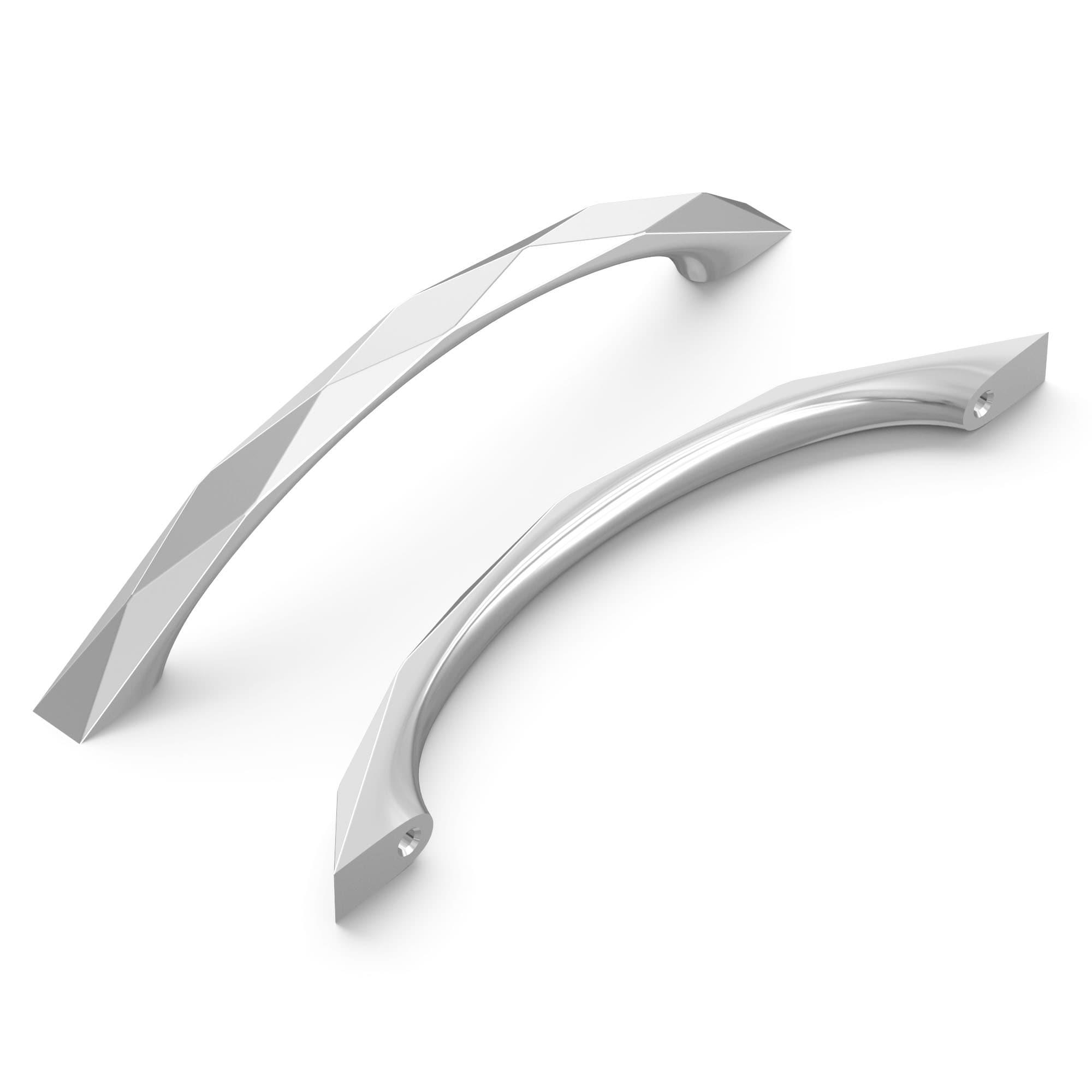 Karat Chrome Matte Modern Appliance Pull with Mounting Hardware