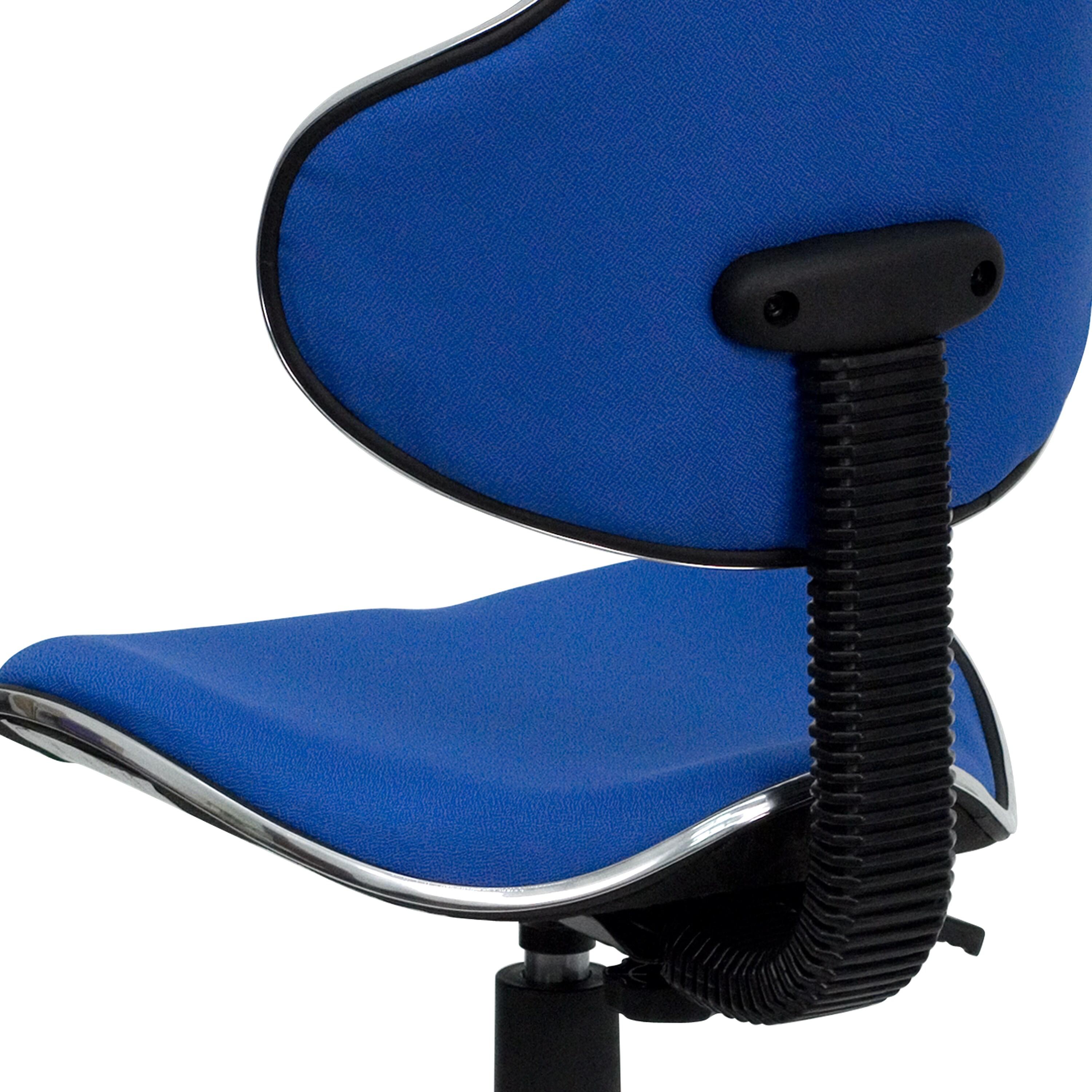 Flash Furniture Whitney Blue Fabric Swivel Ergonomic Task Office Chair