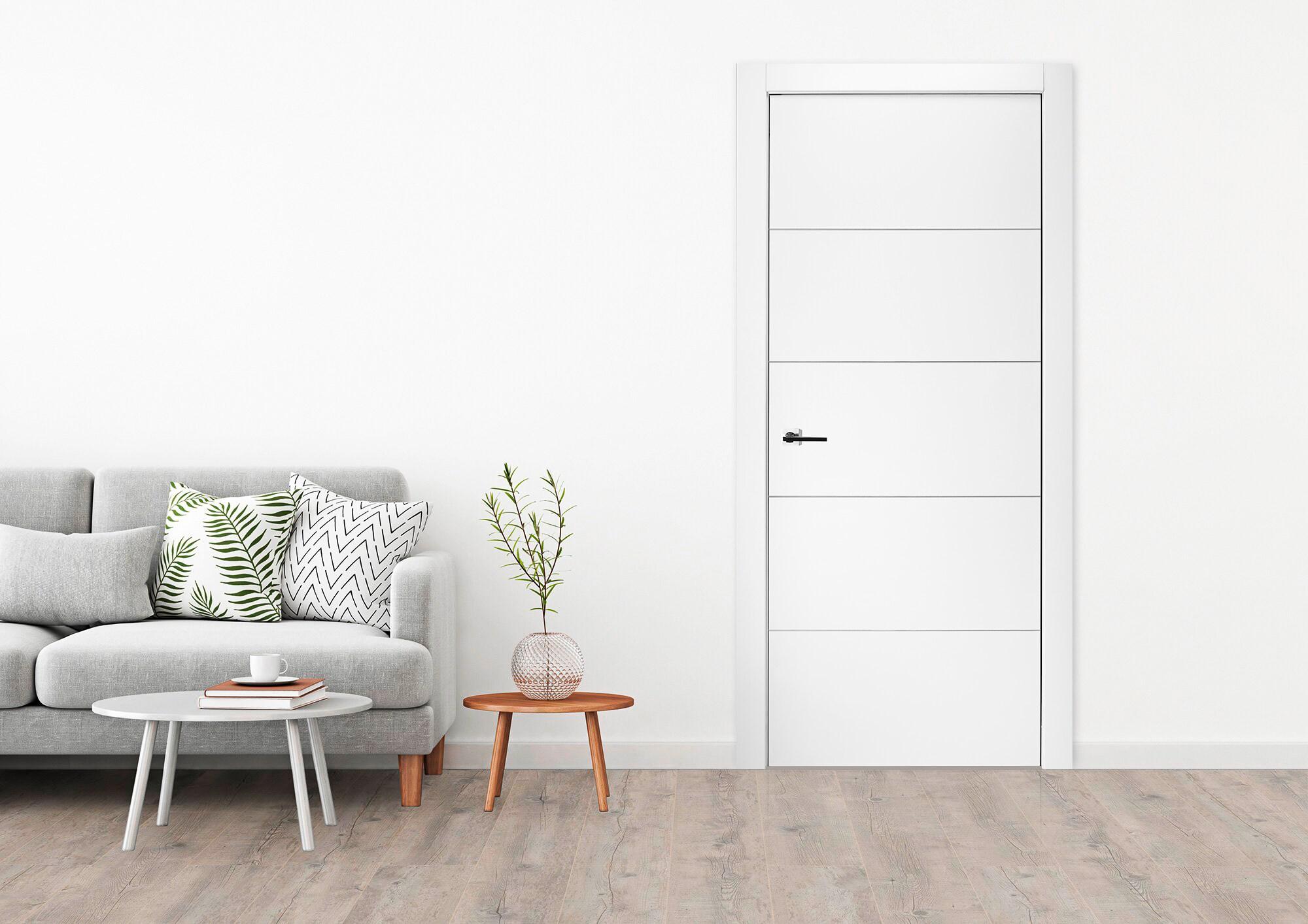 Belldinni Optima 79.375'' Solid + Manufactured Wood Flush Slab Door