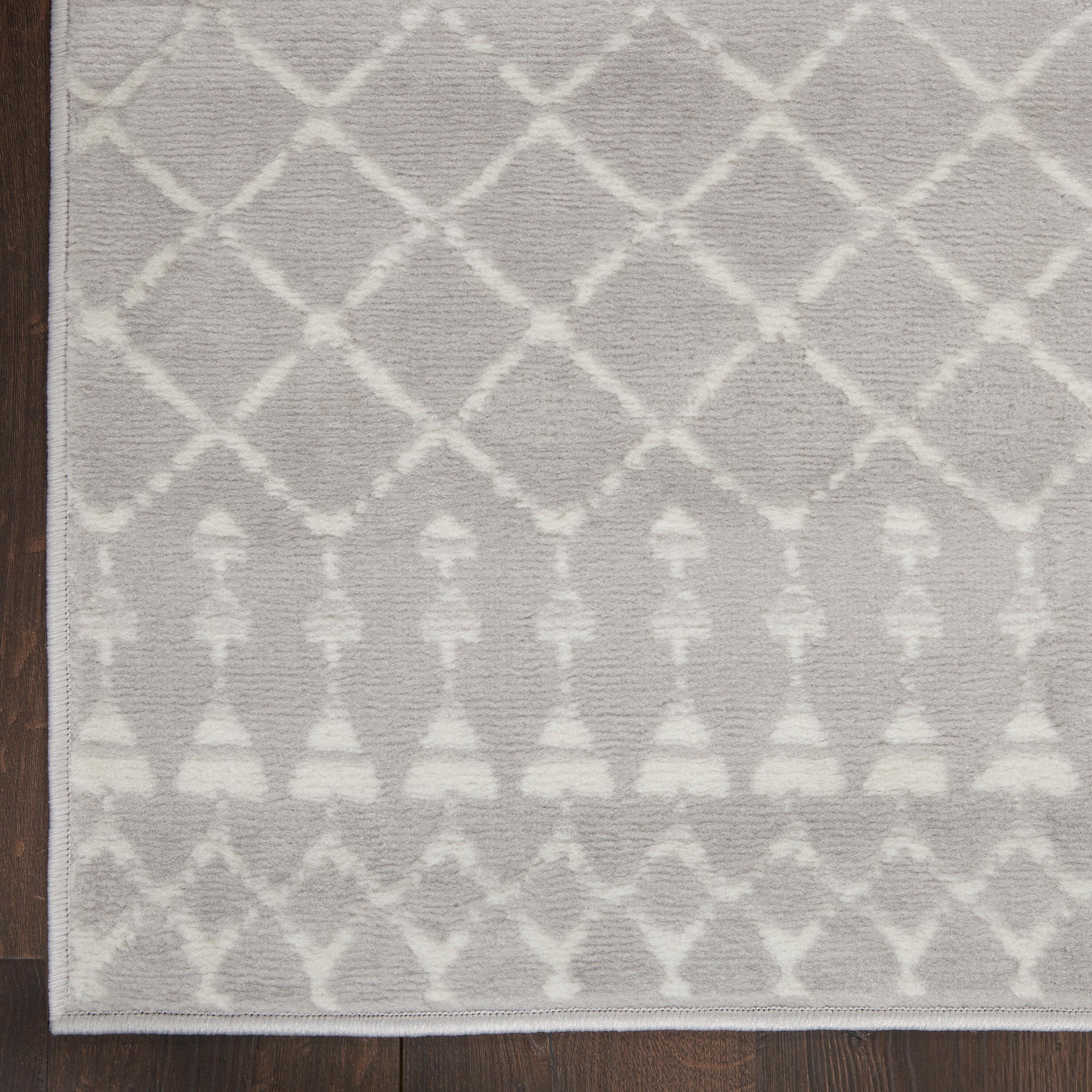 Nourison Whimsicle WHS02 Indoor only Area Rug - Grey 6' x 9'