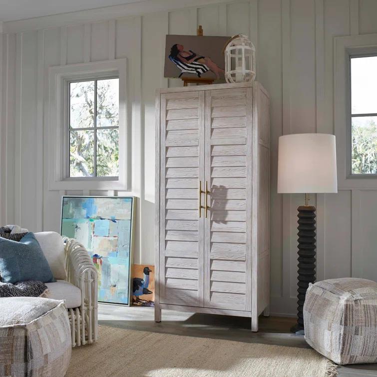 Coastal Living Accordion Floor Lamp by Regina Andrew, Ebony