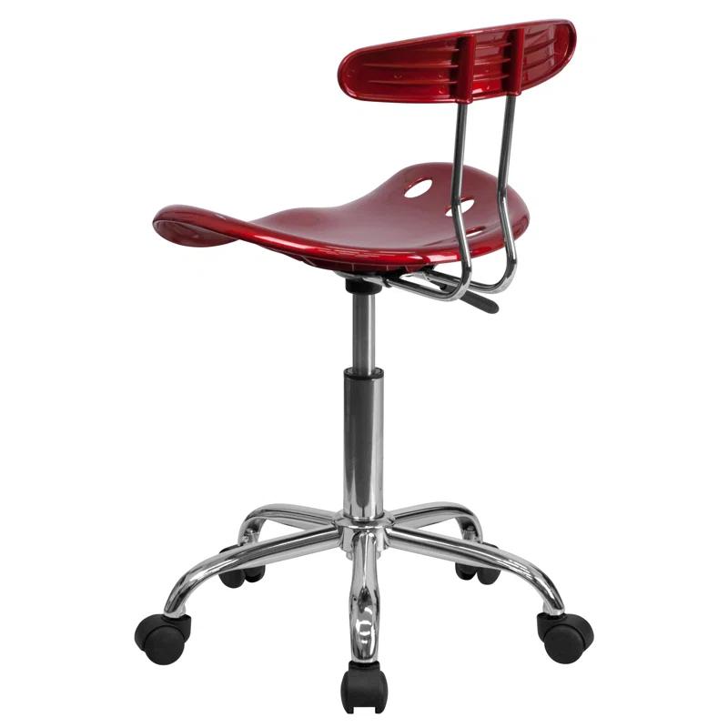 Flash Furniture Bonavant Adjustable Swivel Chair for Desk and Office with Tractor Seat