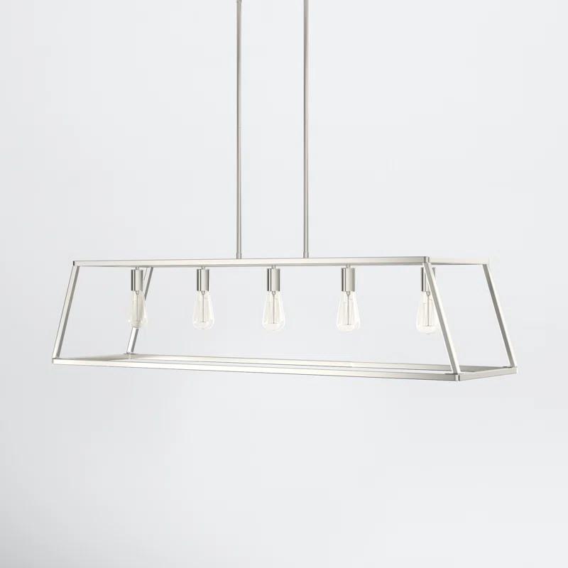 Clare 5 Light Metal Dimmable Kitchen Island Chandelier