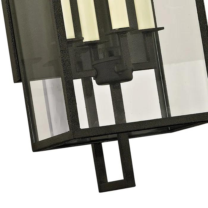 Judy Outdoor Sconce - Black / 28.5"H