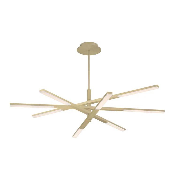 Erik 8 Light Metal Dimmable LED Sputnik Chandelier