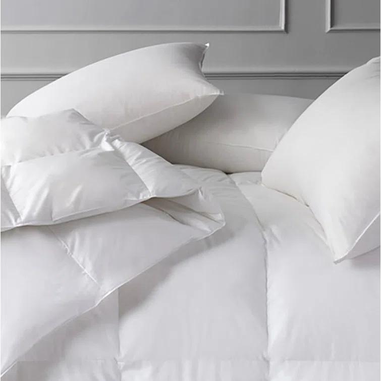 Valletto Luxe European Goose Down Medium Support Queen Pillow