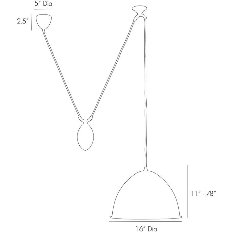 Egg Drop Pendant Light by Barry Dixon for Arteriors