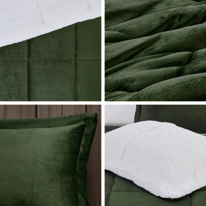 Woolrich Woolrich Alton Plush to Sherpa Down Alternative Comforter Set