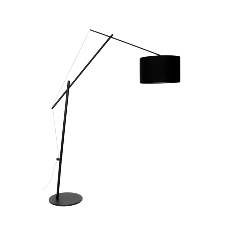 Tokio 83'' Black Task Floor Lamp