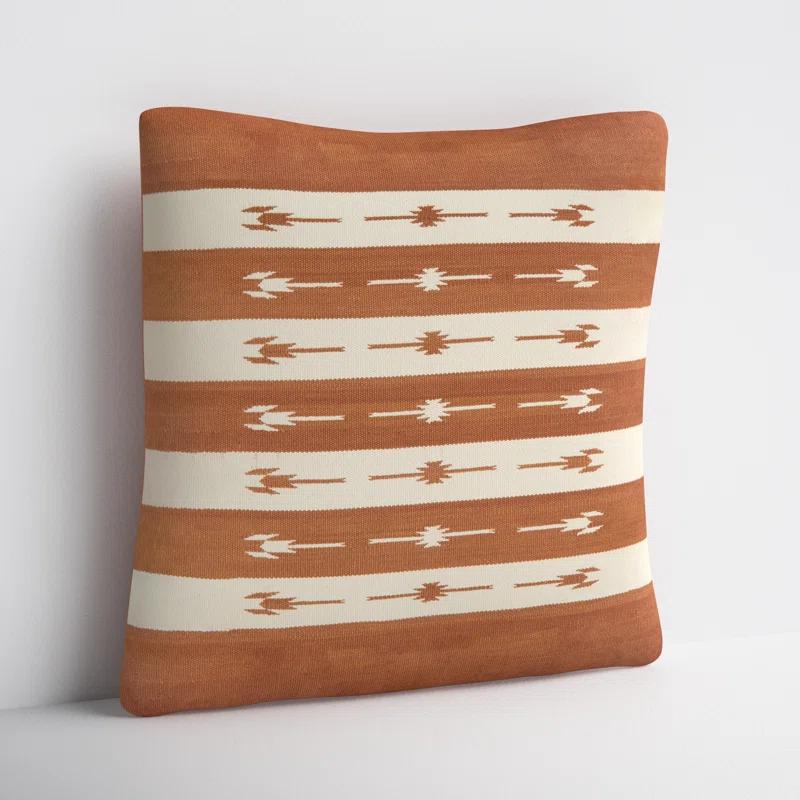Estela Striped Cotton Throw Pillow