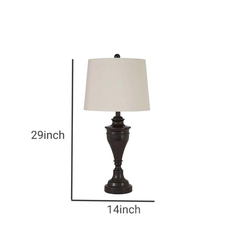Canora Grey Patin Metal Table Lamp (Set of 2)