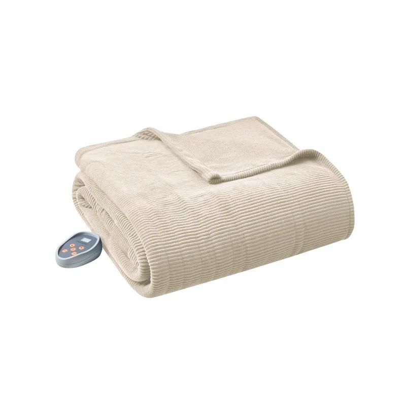 Beautyrest Electric Micro Fleece Heated Blanket