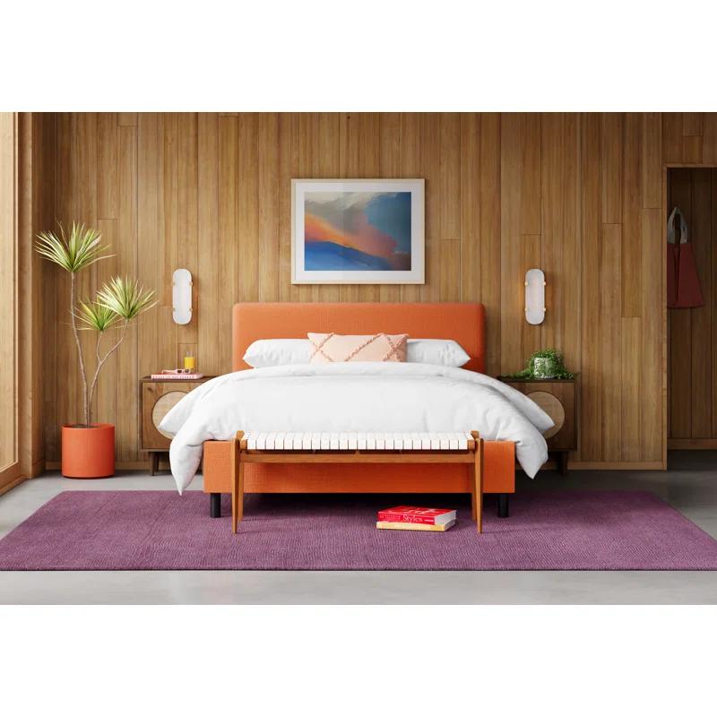 Kenan Genuine Leather Bench