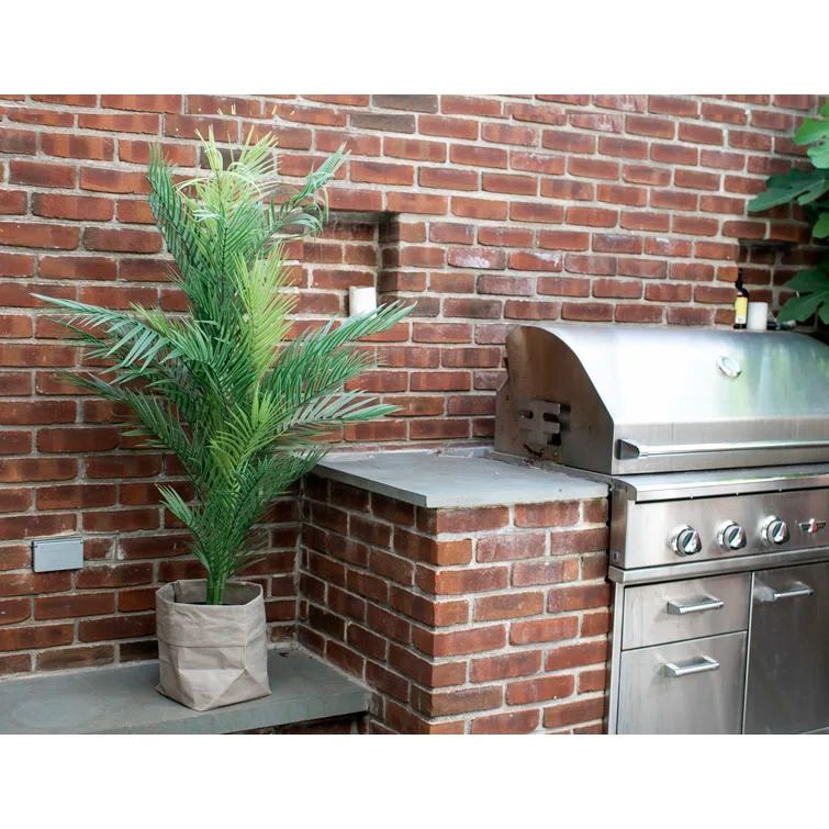 Panama 53'' Faux Palm Tree Tree in Fiberstone Vase