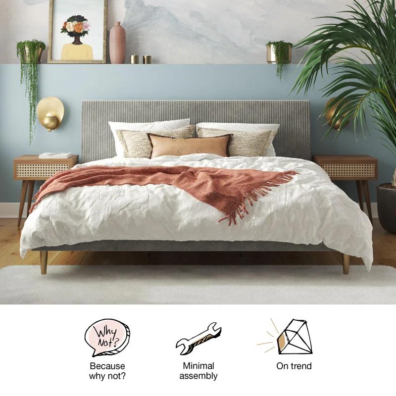Daphne Upholstered Platform Bed