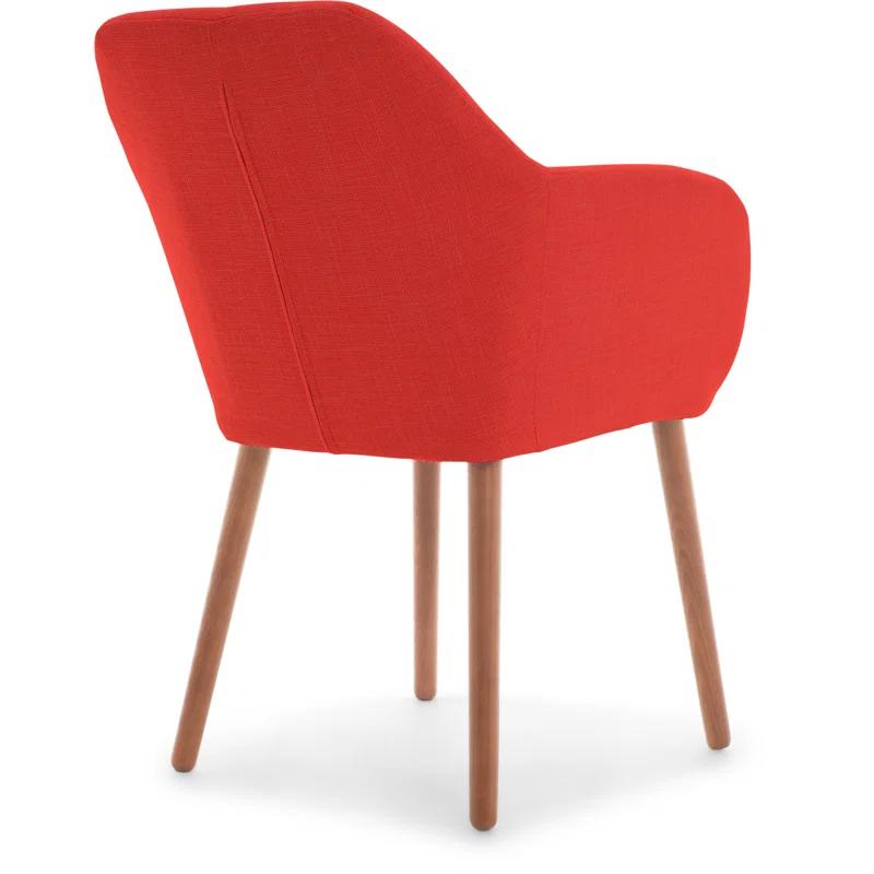 Elle Decor Adore Decor Roux Mid-Century Accent Chair for Home Office or Living Room