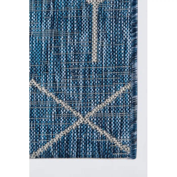 Momeni Villa Monaco Blue/Gray Indoor/Outdoor Rug