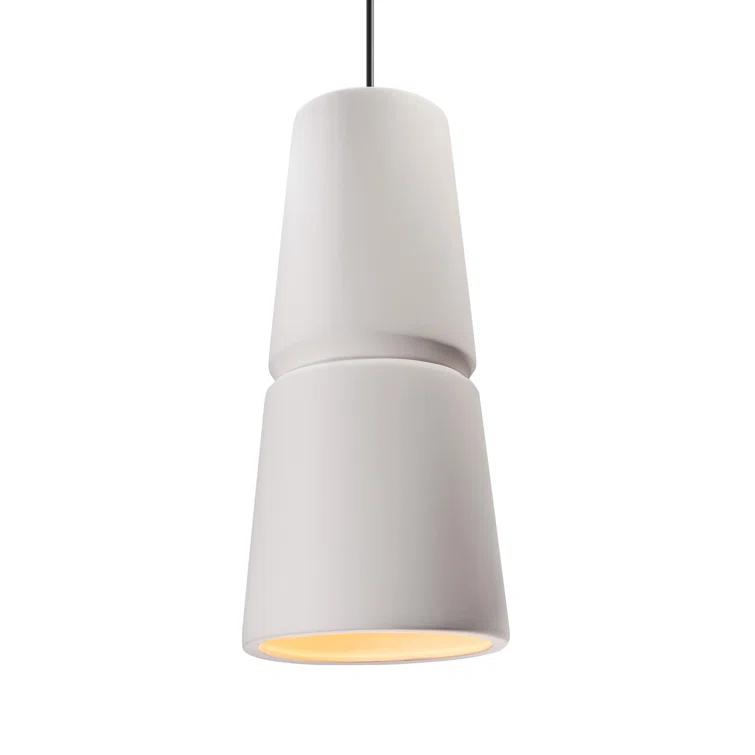 Logan Single Light Ceramic Dimmable LED Pendant