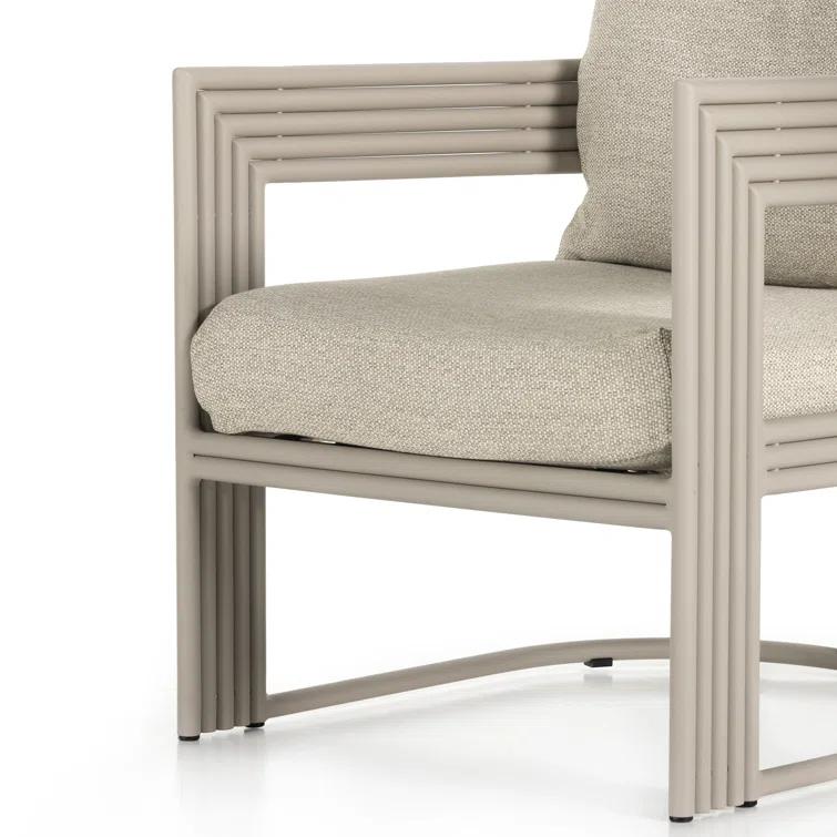 Oceane Indoor / Outdoor Accent Chair - Taupe